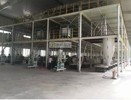 陜西全自動石碾組裝現場